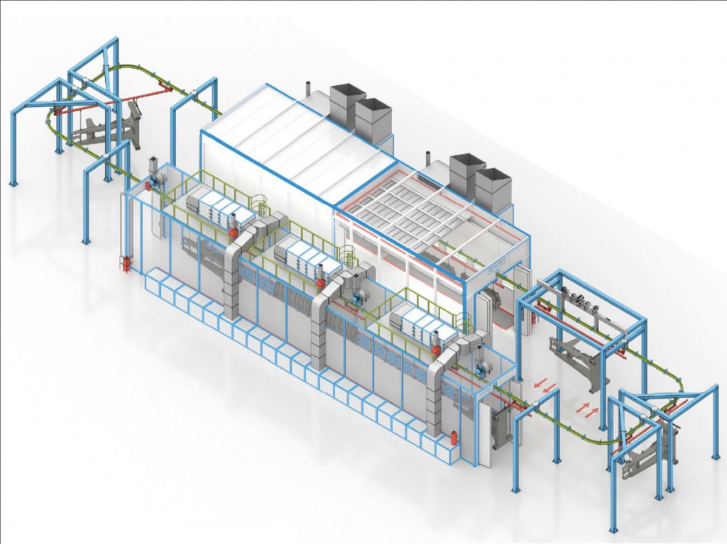 "В проекте" - конвейерная окрасочная линия